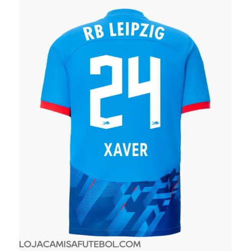 Camisa de Futebol RB Leipzig Xaver Schlager #24 Equipamento Alternativo 2023-24 Manga Curta